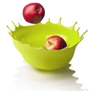 Menu Dropp! Modern Silicone Soft Designer Fruit Bowl Paint Color Splash Niels Rö